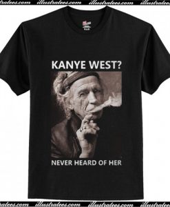 Keith Richards Kanye West T Shirt