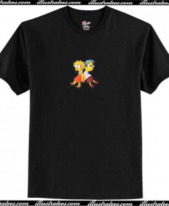 Lisa Simpson and Milhouse Cute T Shirt