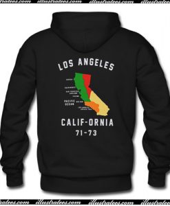 Los Angeles Calif-Ornia 71-73 Back Hoodie