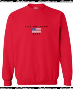 Los Angeles Flag USA 1984 Sweatshirt