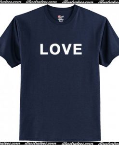 Love Font T Shirt