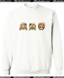 Monkey Emoji Sweatshirt