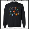 Planets Solar System and Stars Sweatshirt