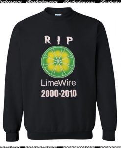 RIP LimeWire 2000 2010 Sweatshirt