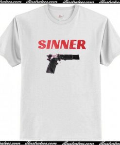 Sinner Gun T Shirt