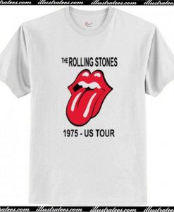 The Rolling Stones 1975 US Tour T-Shirt