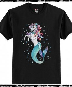 Unicorn Mermicorn mermaid unicorn cute T Shirt