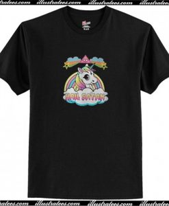 Unicorn hail satan death metal rainbown T Shirt