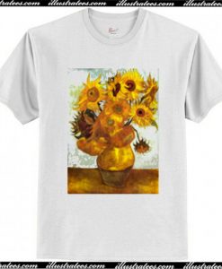 Van Gogh Flower T Shirt