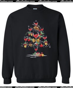 Wine Christmas Sweatshirt