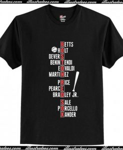 Boston Red Sox Betts Holt Devers Benintendi Eovaldi T Shirt