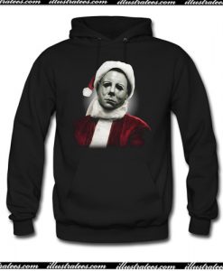 Christmas Michael Myers Santa hat Hoodie