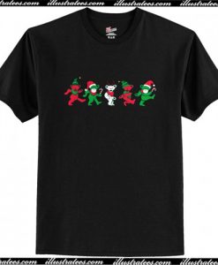 Christmas grateful dead dancing bears T Shirt