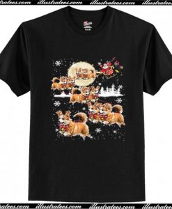 Corgis Reindeer Christmas Dog Lovers T Shirt