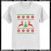 Deer Christmas White T Shirt