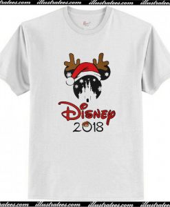 Disney Mickey Mouse reindeer Christmas T Shirt