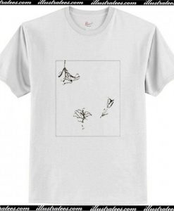 Flower Line Art T-Shirt