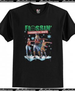 Fortnite Flossin Through the snow T Shirt