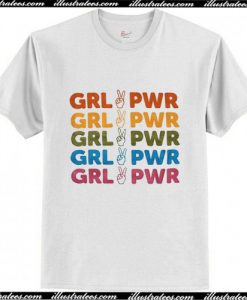 Girl Power Rainbow T-Shirt