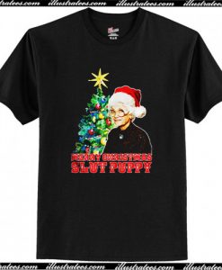 Golden Girls Merry Christmas Slut Puppy T Shirt