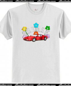 Grease Car Flowers T-Shirt