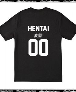 Hentai 00 Japanese Back T Shirt