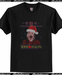 Home Malone Funny Post Malone Ugly Christmas T Shirt