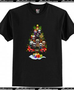 Horror Character Christmas Tree T Shirt