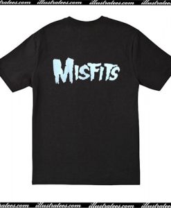 Misfits Font Back T Shirt