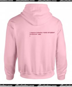 Nerd Student Back Hoodie