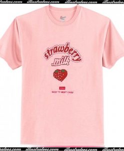 Nice To Meet Chuu Strawberry Milk T Shirt
