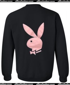 Playboy Logo Pink Sweatshirt back