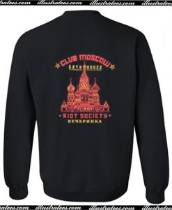 Riot Society Club Moscow Sweatshirts back