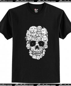 Skull dogs Halloween T Shirt