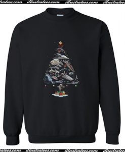 Spaceship Christmas Sweatshirt