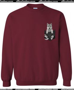 Wolf In Pocket Sweatshirt
