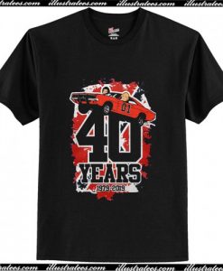 40 Years 1979-2019 The Dukes of Hazzard T Shirt