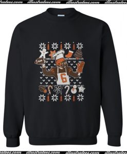 Baker Mayfield ugly Christmas Sweatshirt