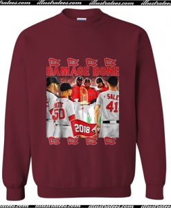 Boston Red Sox Damage Done 2018 T Shirt