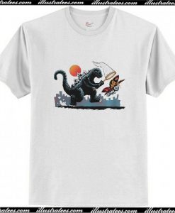 Catching Kaiju Godzilla T-Shirt