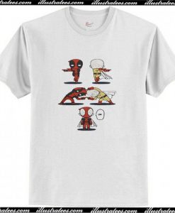 Deadpool and Saitama fusion dance One Punch Man T Shirt