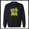 Grinch and pug dog Sweatshirt