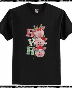 Ho Ho Ho Pig Christmas T Shirt