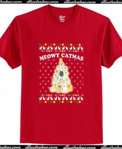 Meowy Catmas Christmas T Shirt