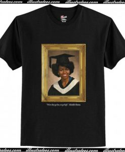 Michelle Obama Graduation Portrait T Shirt