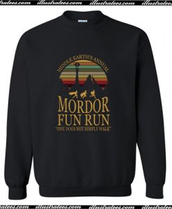 Middle Earth Annual Mordor Fun Run Sweatshirt