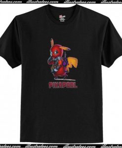 Original Pikachu Pikapool and Deadpool T Shirt