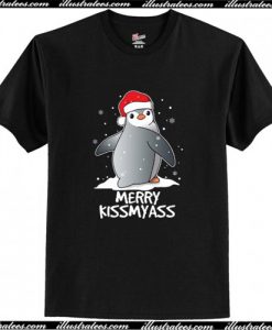 Penguins Merry Kissmyass T Shirt