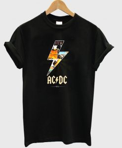 AC DC 1973 T shirt