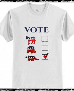 Dinosaur Vote Trending T-Shirt Ap